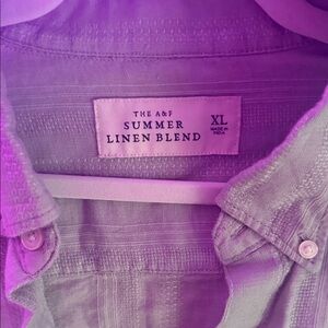 Zara Light Green Linen Shirt